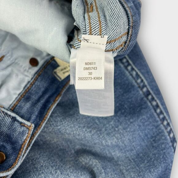 Madewell 10" High-Rise Skinny Crop Jeans in Bradfield Wash Size 30 - Picture 7 of 9